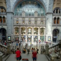 IMG_20180730_142813 30/07/2018 - L'une des cinq plus belles gares de train au monde, c'est à Anvers ! Anvers is said to be one of the 5 most beautiful train stations in the world -...